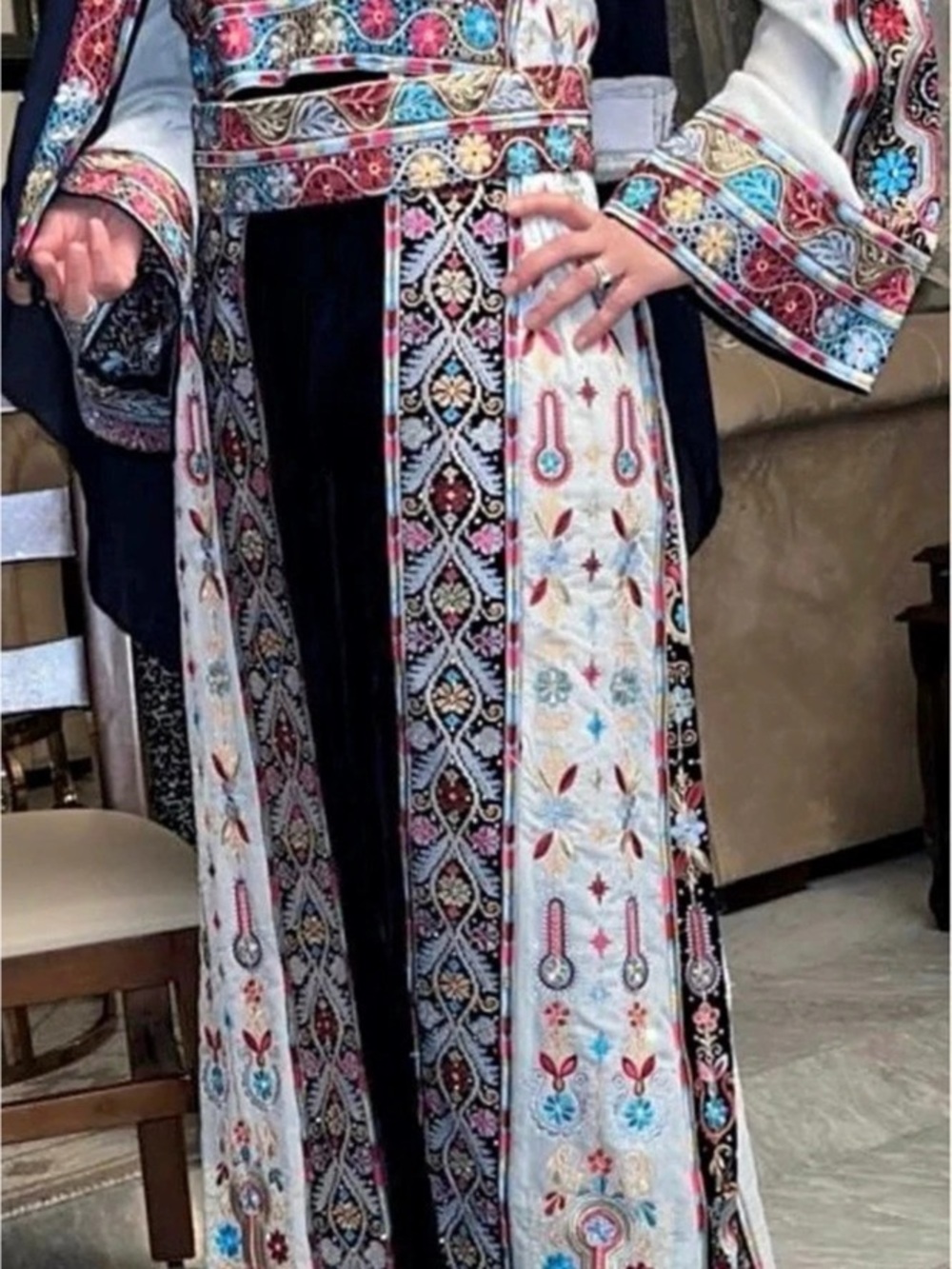 Multicolor Maxi Thobe Like New
